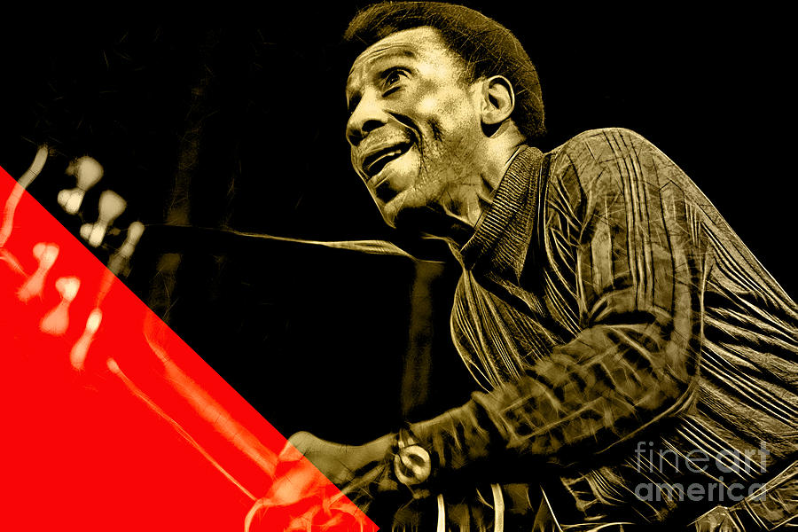 Music Photograph - T Bone Walker Collection #6 by Marvin Blaine