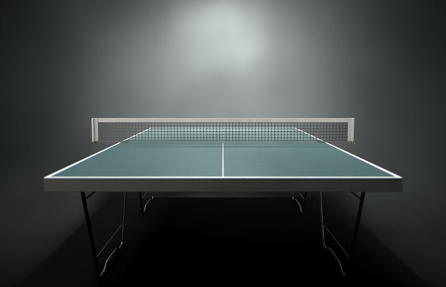 Tennis Digital Art - Table Tennis Table #6 by Allan Swart