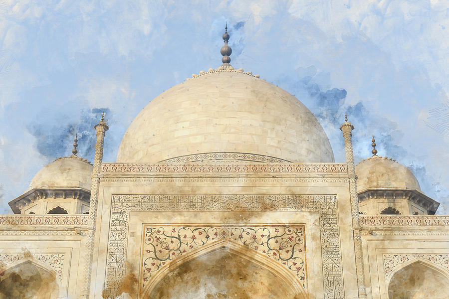 Taj Mahal in India #6 Photograph by Brandon Bourdages