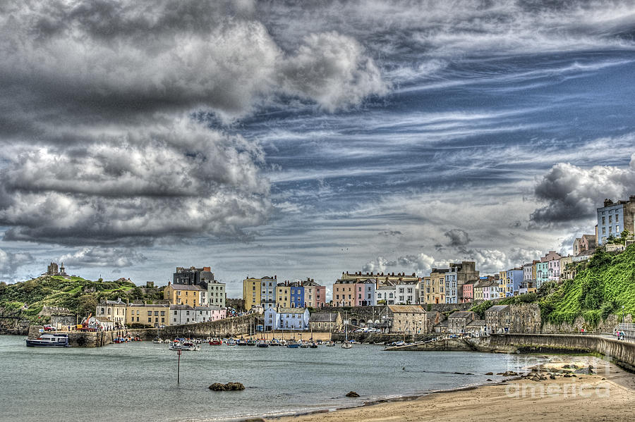 Boat Photograph - Tenby Harbour #11 by Steve Purnell
