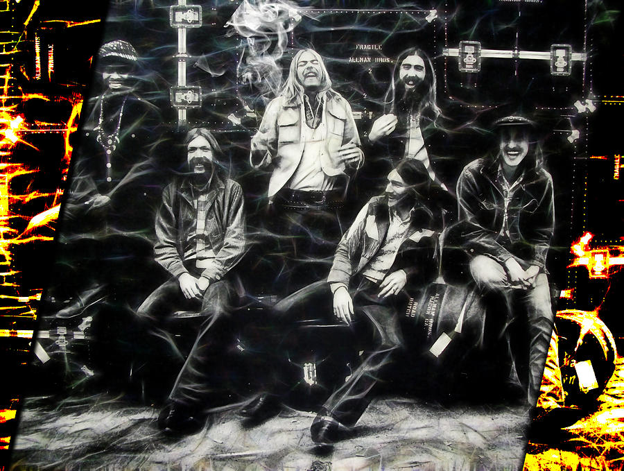 The Allman Brothers Collection #7 Mixed Media by Marvin Blaine
