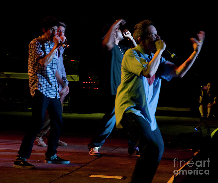 The Beastie Boys Photograph - The Beastie Boys Ft. Nas at Bonnaroo #6 by David Oppenheimer