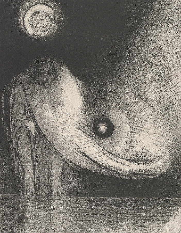 The Buddha #7 Relief by Odilon Redon