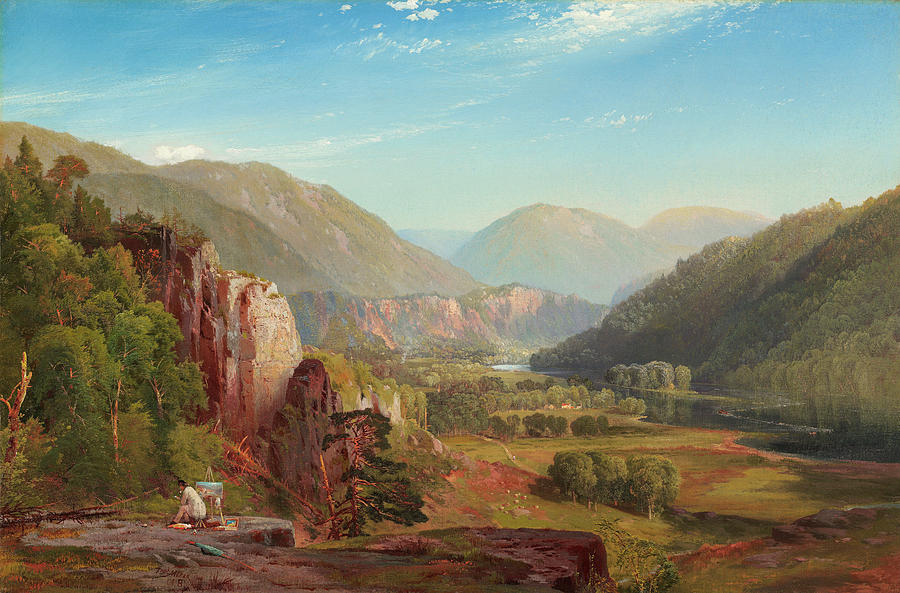 Moran Painting - The Juniata, Evening by Thomas Moran Moran Painting - The Juniata, Evening by Thomas Moran