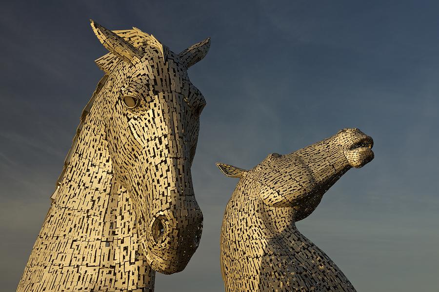The Kelpies #6 Photograph by Stephen Taylor