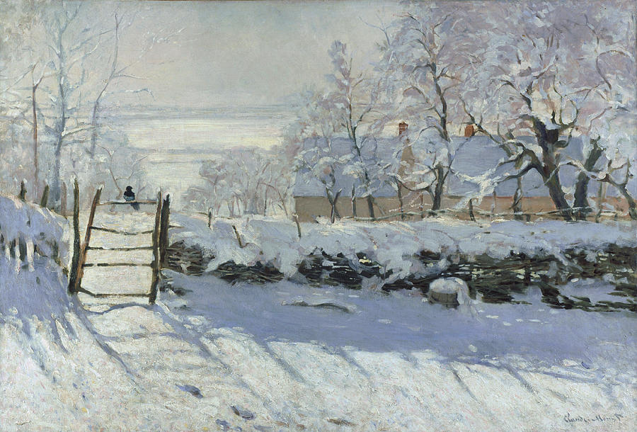 The Magpie #6 Painting by Claude Monet