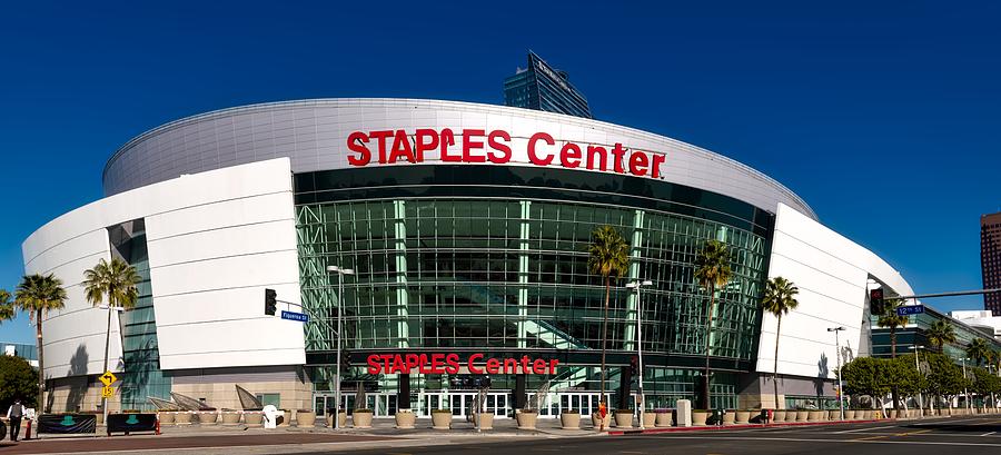 Architecture Photograph - The Staples Center #6 by Mountain Dreams