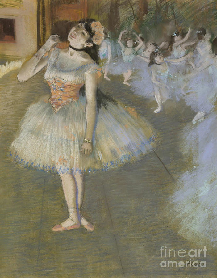 The Star Pastel by Edgar Degas