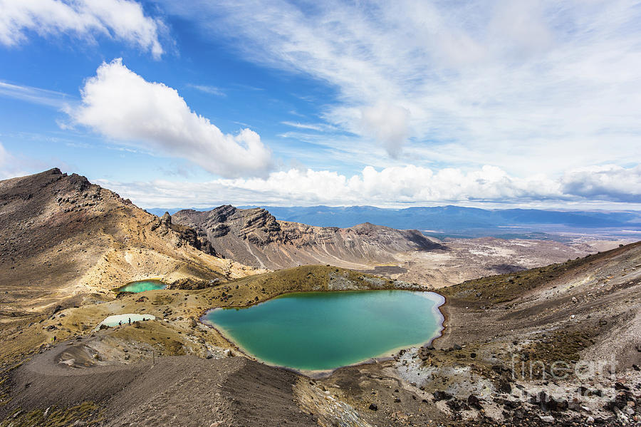 Tongariro Alpine crossing in New Zealand #6 Photograph by Didier Marti