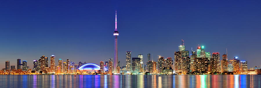 Toronto cityscape #6 Photograph by Songquan Deng
