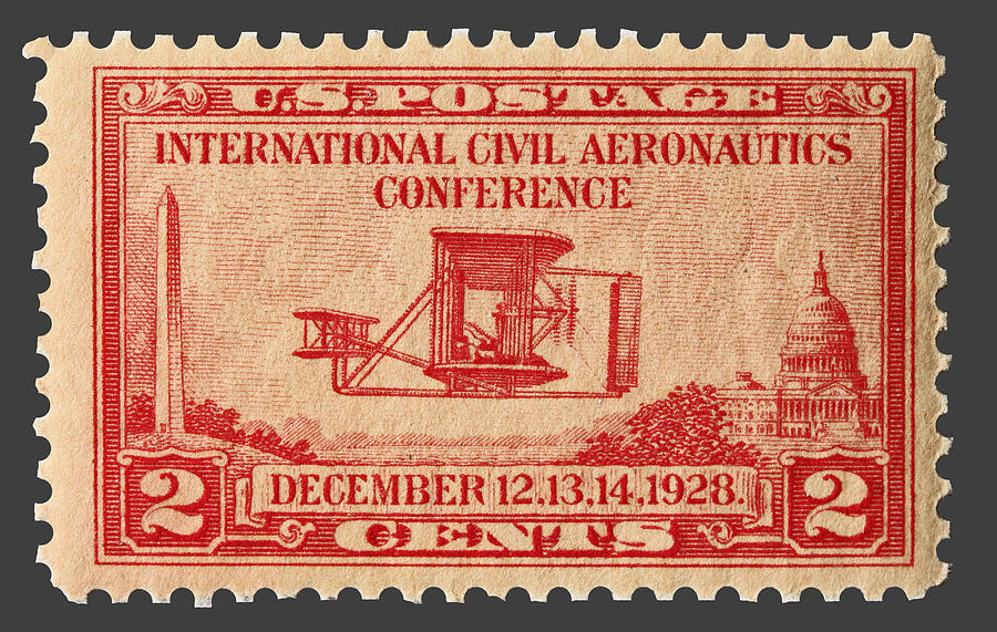Wright Brothers Postage Stamp Photograph by James Hill