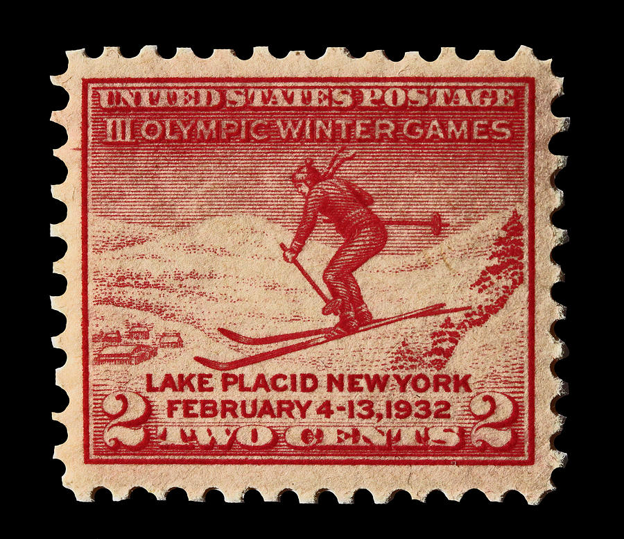 Lake Placid Postage Stamp Photograph by James Hill