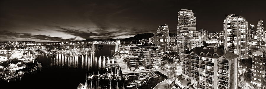 Vancouver harbor view  #6 Photograph by Songquan Deng