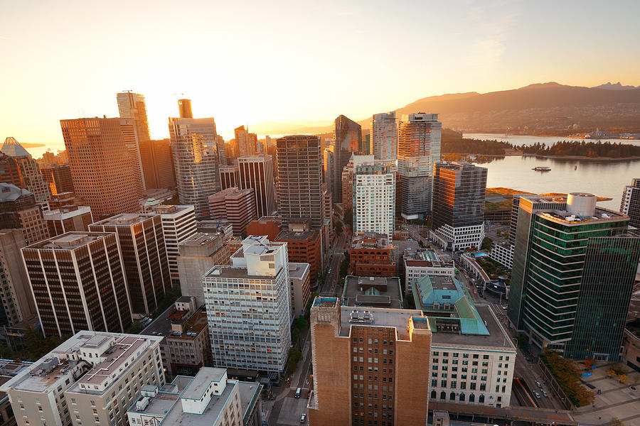 Vancouver rooftop view #6 Photograph by Songquan Deng