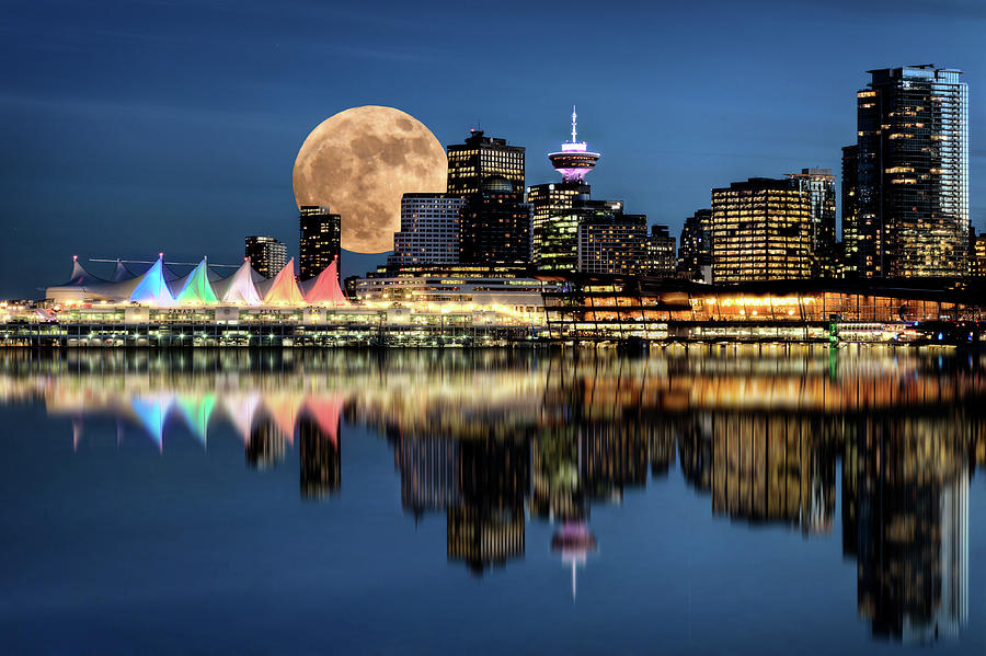 Vancouver Skyline Canada #6 Photograph by Mark Duffy