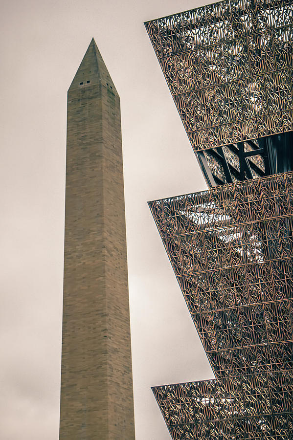 Washington Mall Monumet On A Cloudy Day #6 Photograph by Alex Grichenko