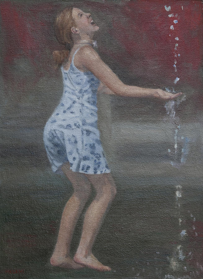 Water Fun #6 Painting by Masami Iida