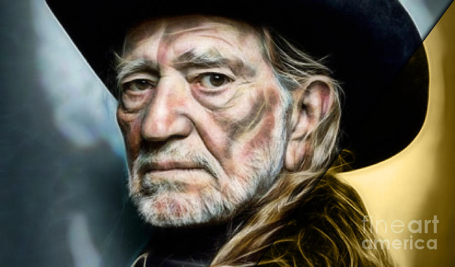 Willie Nelson Collection #6 Mixed Media by Marvin Blaine
