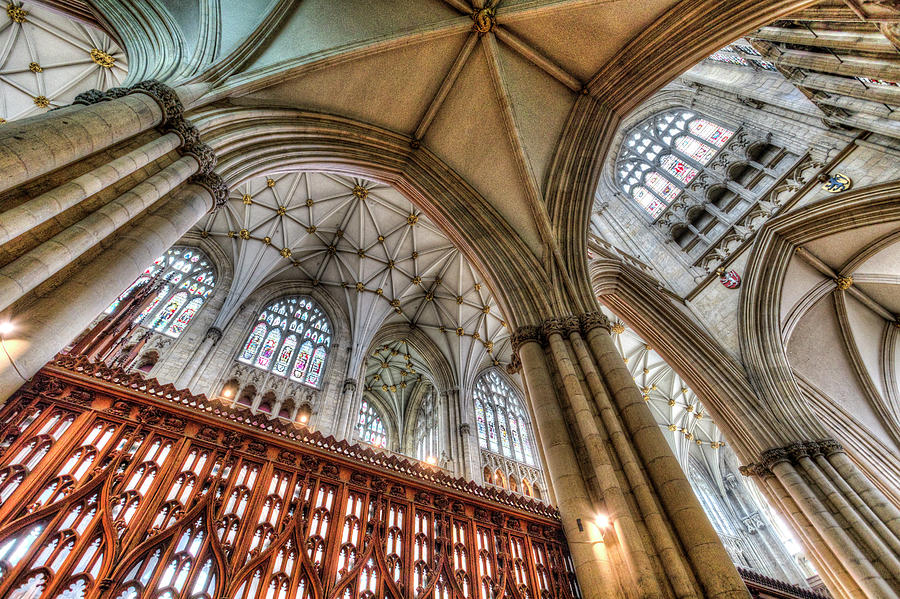 York Minster Cathedral #6 Photograph by David Pyatt
