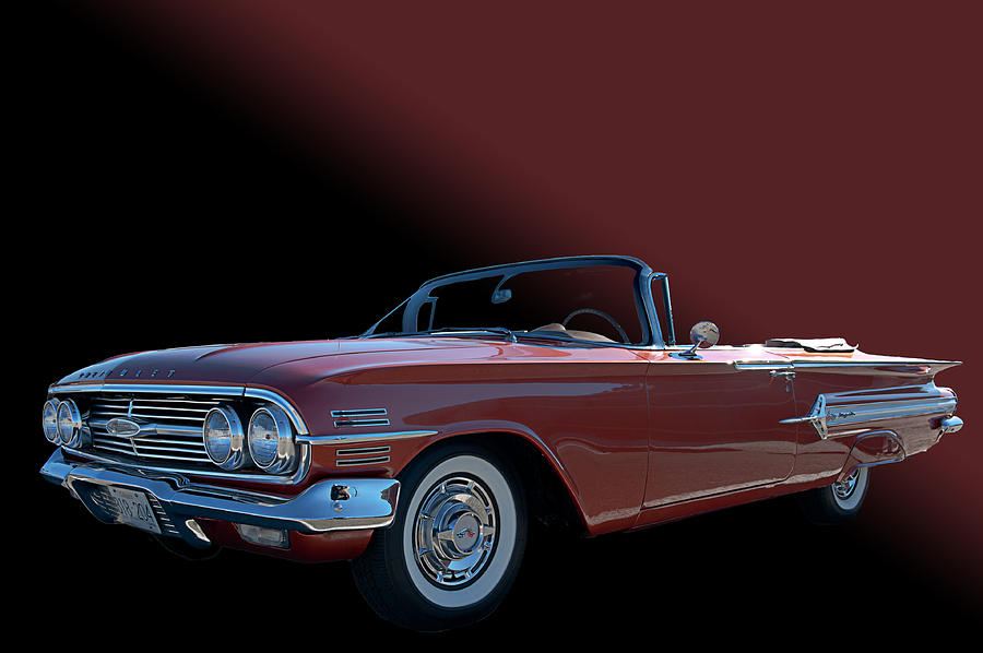 60 Photograph - 60 Chev Impala by Jim Hatch
