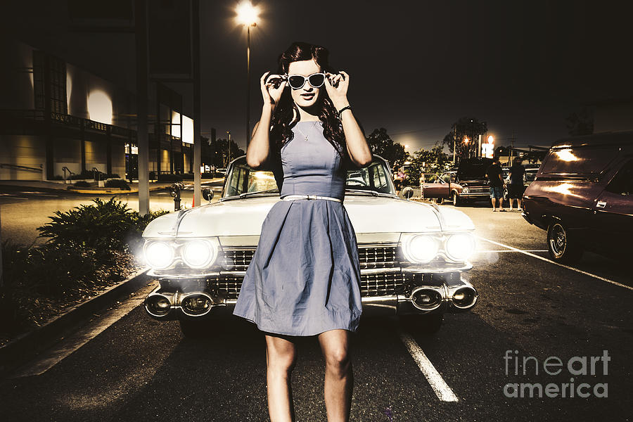 Cool Photograph - 60s American car culture by Jorgo Photography