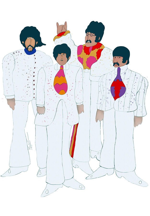 60s Love... Yellow Submarine Painting by Mark Tonelli