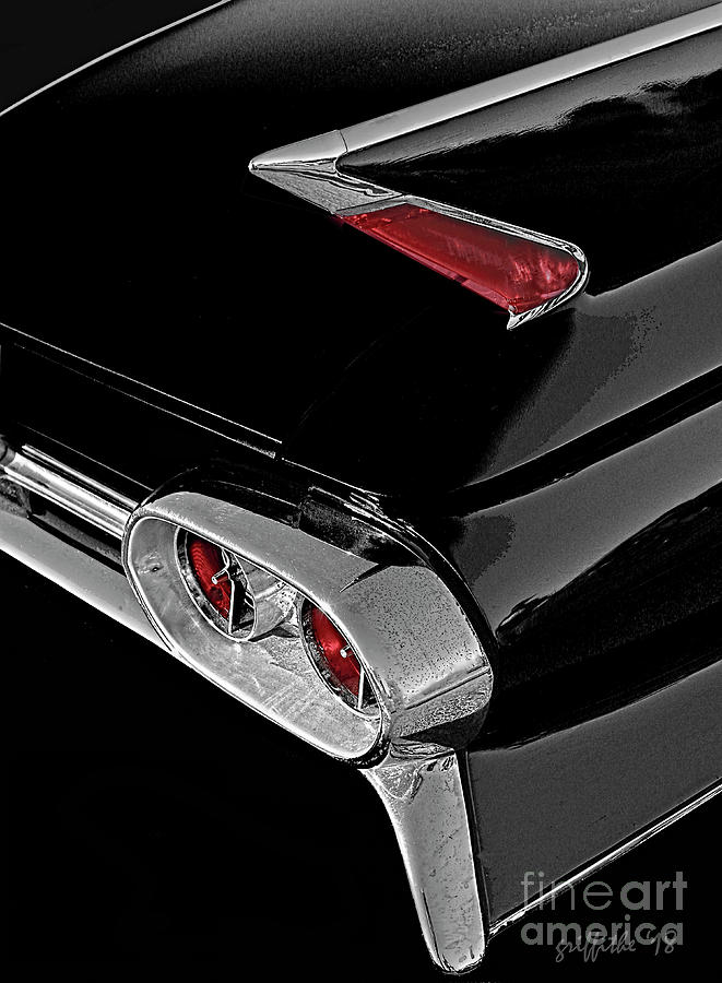61 Cadillac Fin #61 Photograph by Tom Griffithe