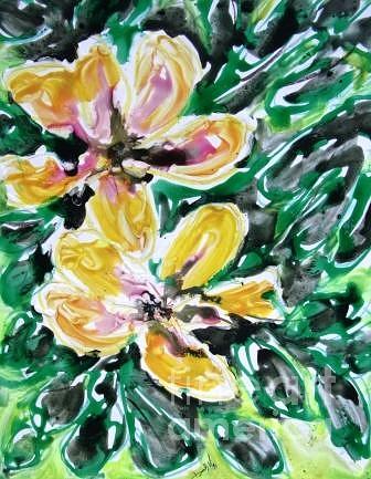 Flower Painting - Divineflowers #615 by Baljit Chadha