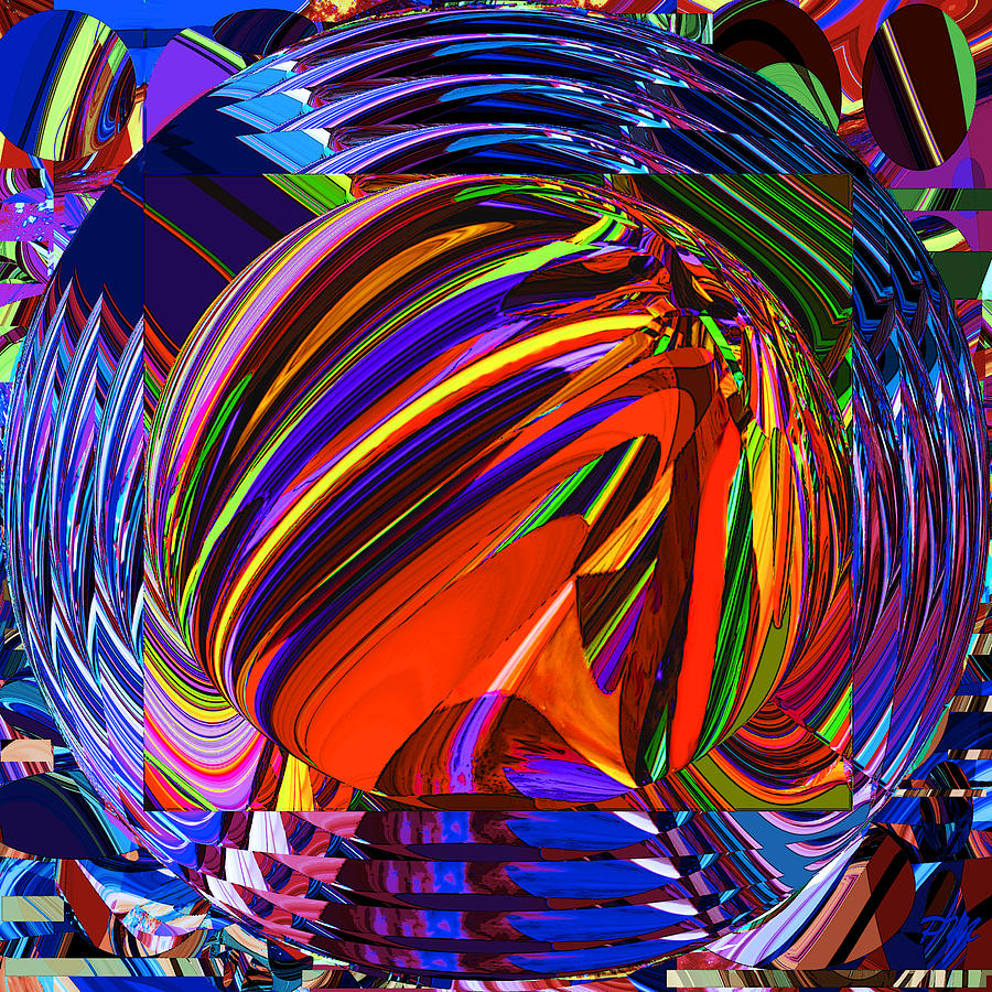 62 Spin Digital Art by Phillip Mossbarger