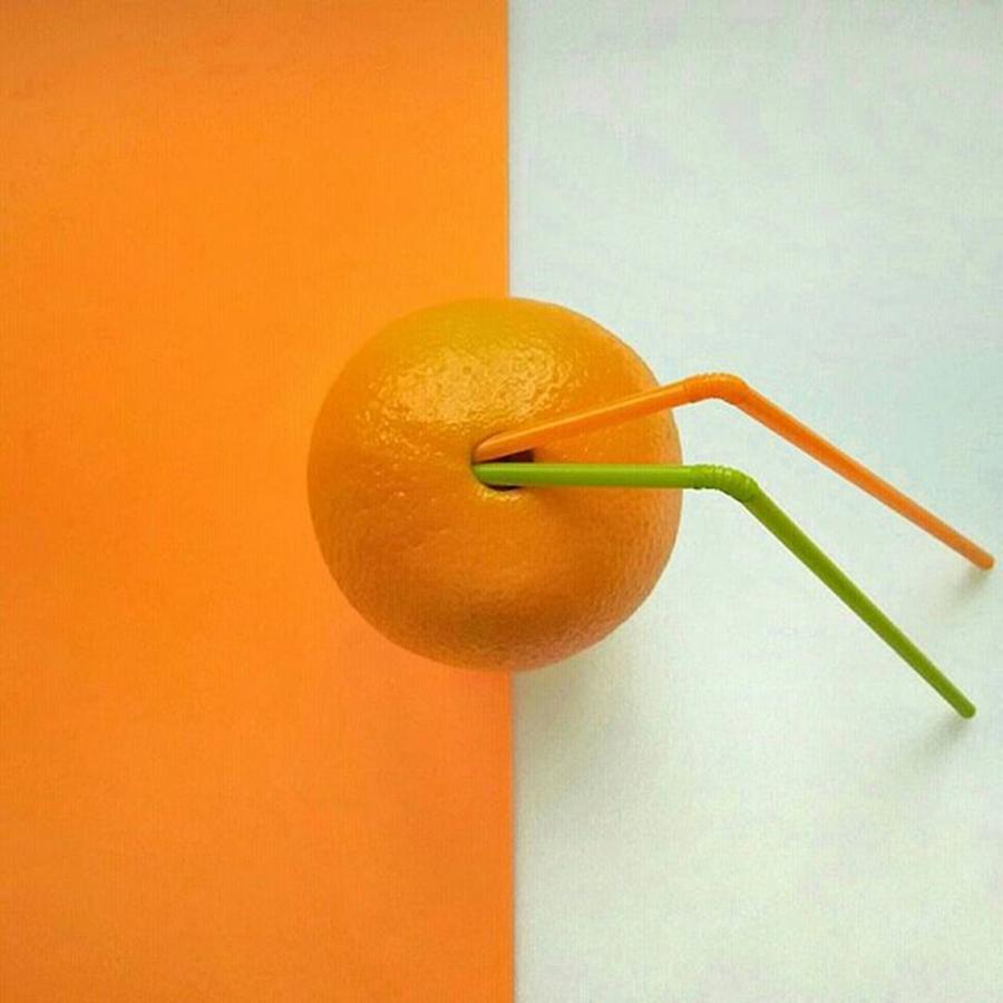 Fruit Photograph - Orange by Ann Foo