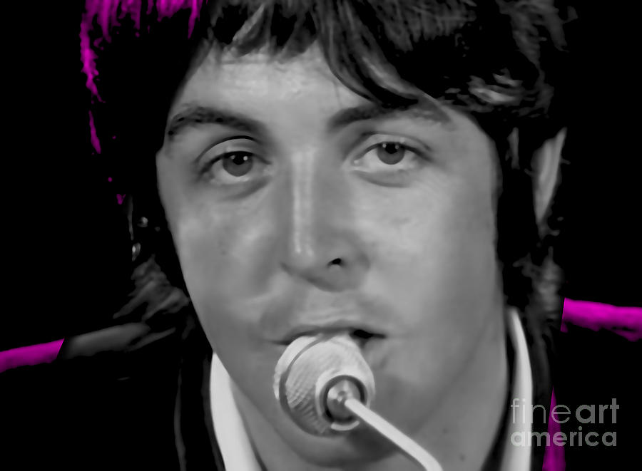 Paul McCartney Collection #64 Mixed Media by Marvin Blaine