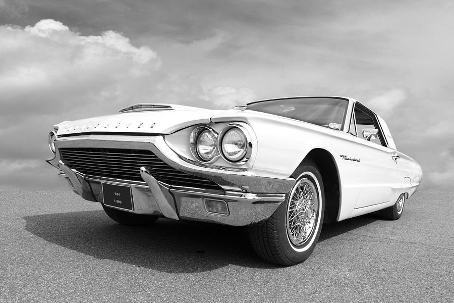 64 T Bird in Black and White Photograph by Gill Billington