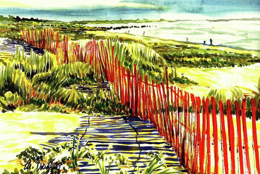 Watercolor Painting - 644 Pebble Beach by Marilynne Bradley