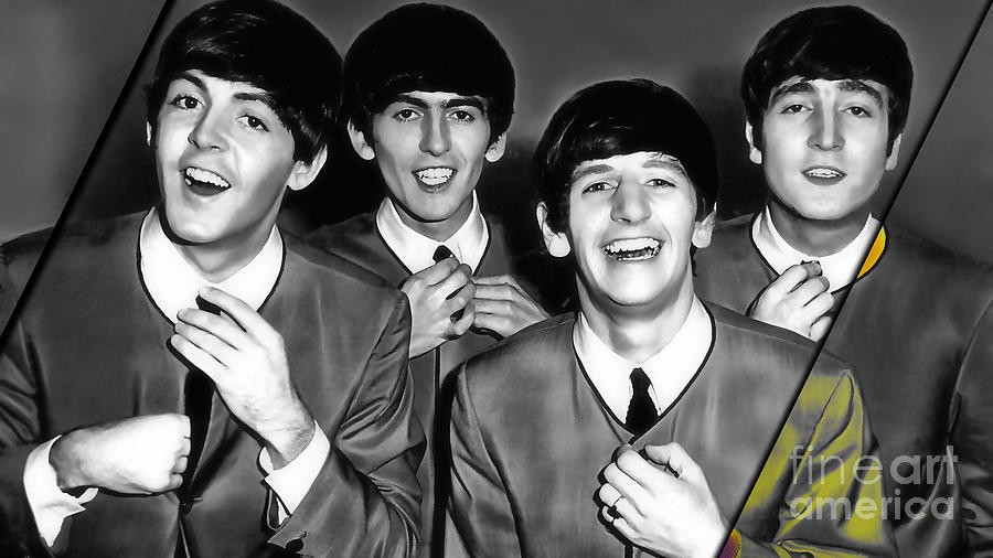 The Beatles Mixed Media - The Beatles Collection #3 by Marvin Blaine