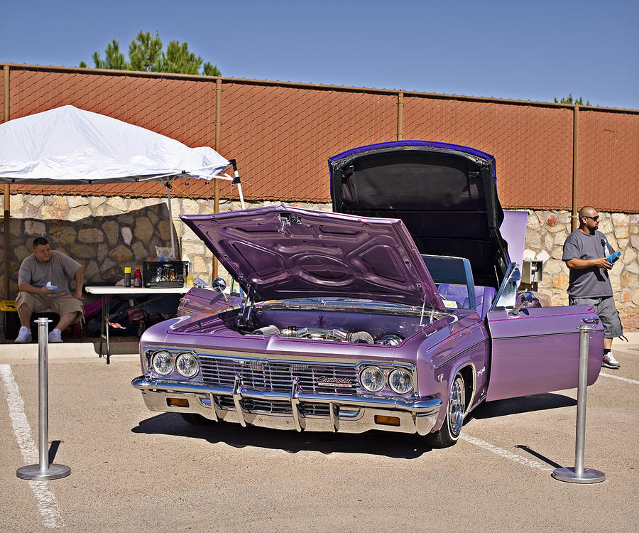 66 Chevy Impala_1a  Photograph by Walter Herrit