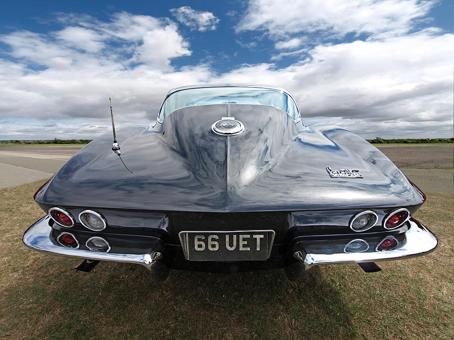 66 Corvette String Ray Rear Photograph by Gill Billington
