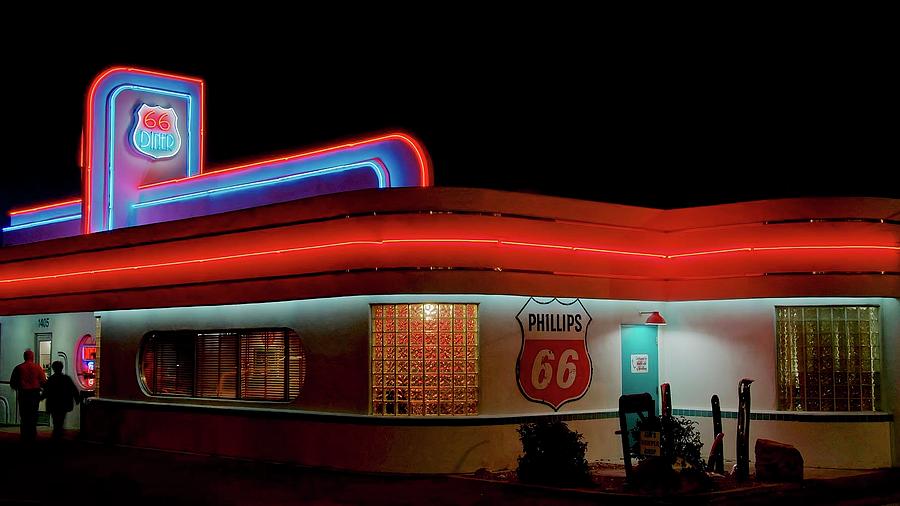 66 Diner, Albuquerque, New Mexico Photograph by Zayne Diamond - Fine ...