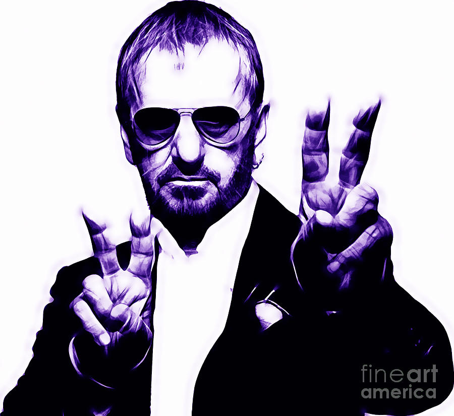 Ringo Starr Mixed Media - Ringo Starr Collection #66 by Marvin Blaine