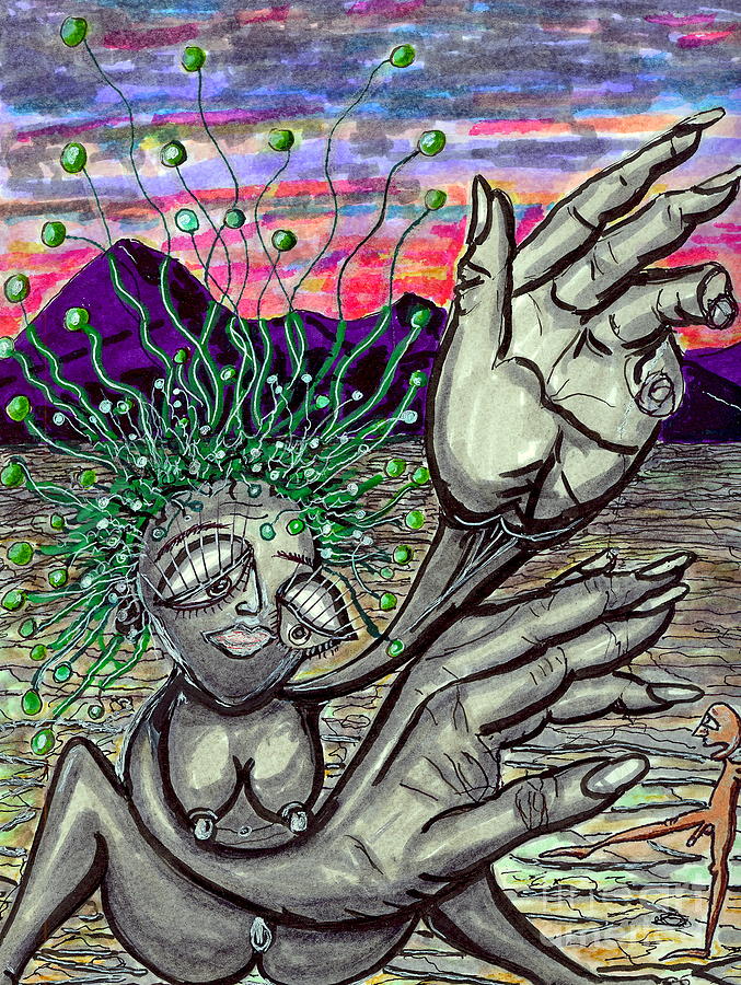 Untitled Painting by Anthony Masterjoseph Untitled Painting by Anthony Masterjoseph