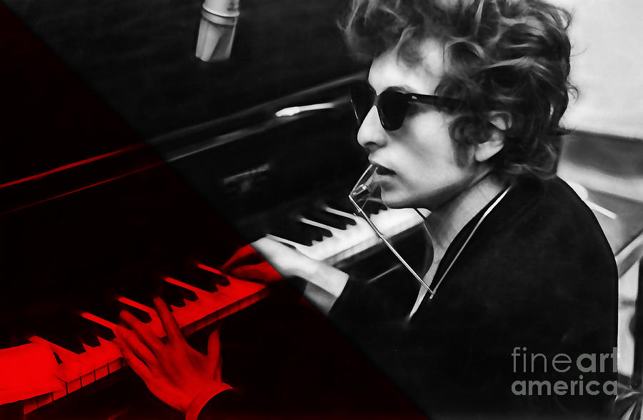 Bob Dylan Mixed Media - Bob Dylan Collection #67 by Marvin Blaine