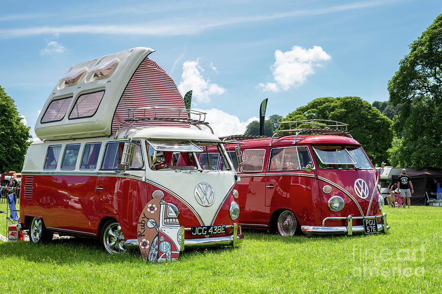 67 Split Screen VW Campervans Photograph by Tim Gainey