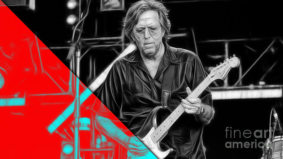 Eric Clapton Mixed Media - Eric Clapton Collection #68 by Marvin Blaine