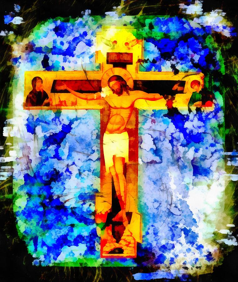 Jesus Christ - Religious Art Digital Art by Elena Kosvincheva | Fine ...