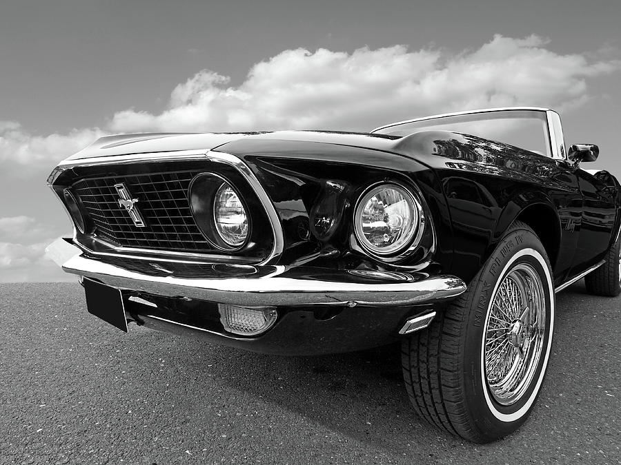 69 Mustang Convertible Photograph by Gill Billington