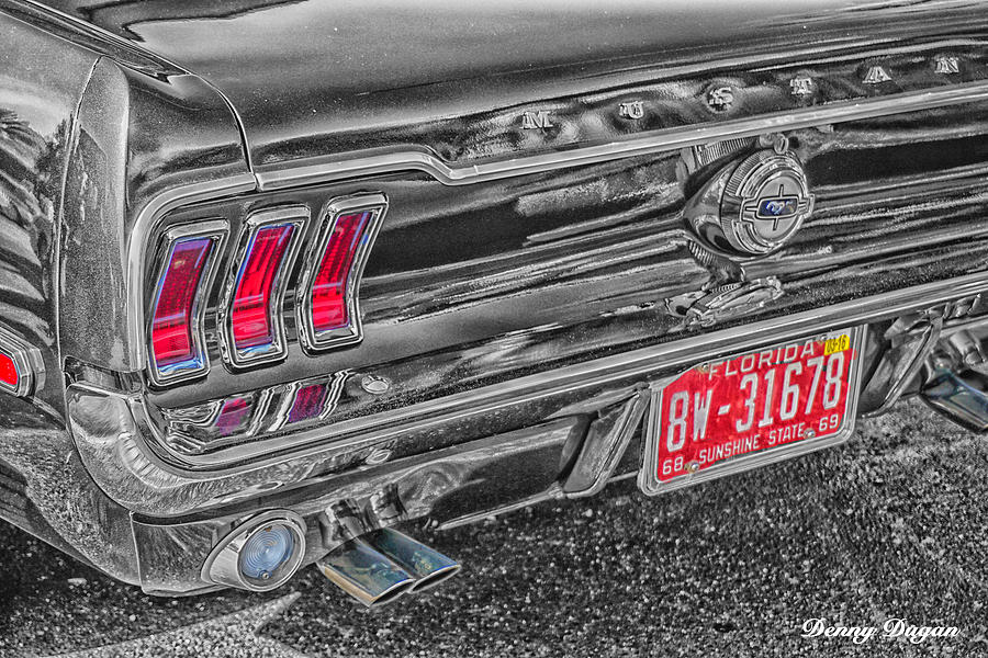 69 Mustang Photograph by Dennis Dugan