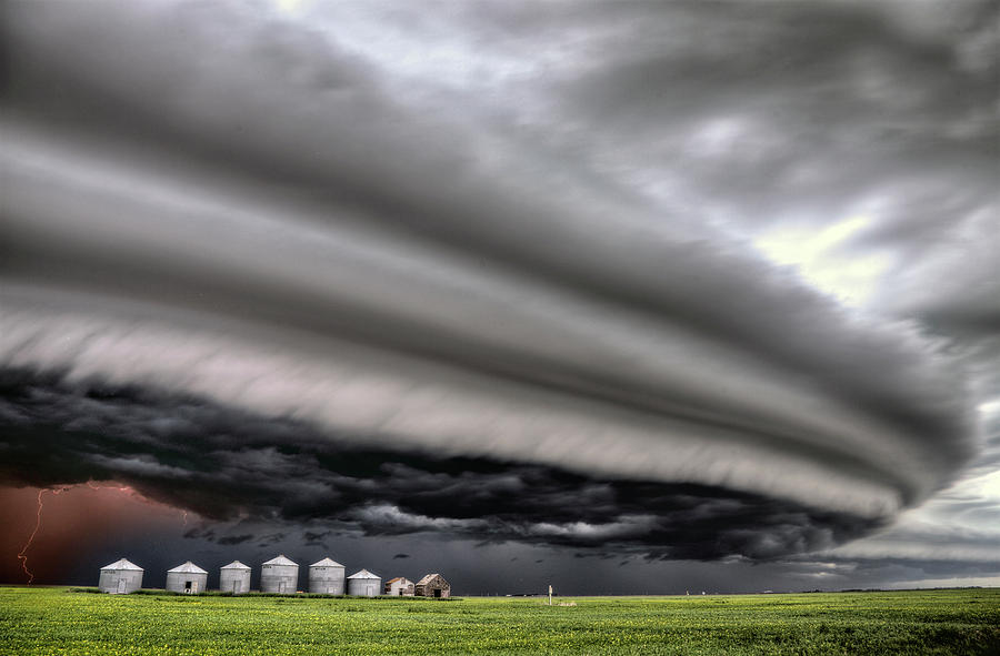 Summer Photograph - Storm Clouds Saskatchewan #69 by Mark Duffy