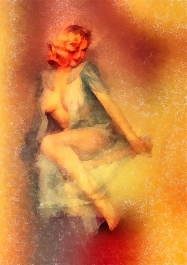 Vintage Pinup #69 Painting by Esoterica Art Agency