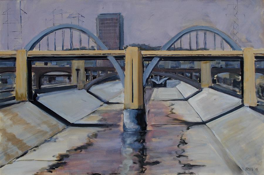 6th Street Bridge Painting by Richard Willson