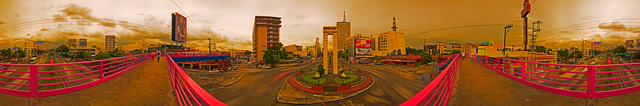 6X1 Philippines Number 332 Welcome Rotonda Quezon City Manila Photograph by Rolf Bertram