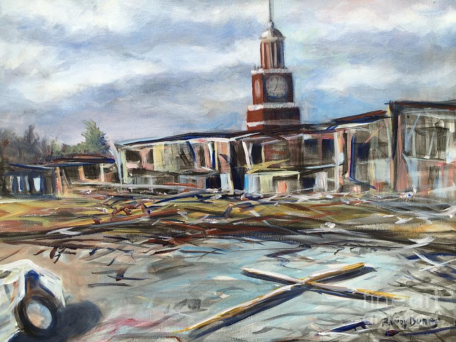 Union University Jackson Tennessee 7 02 P M Painting by Rand Burns